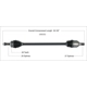 Purchase Top-Quality New CV Shaft by WORLDPARTS - 199303 pa1