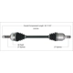 Purchase Top-Quality New CV Shaft by WORLDPARTS - 199306 pa1
