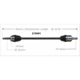 Purchase Top-Quality New CV Shaft by WORLDPARTS - 219041 pa1