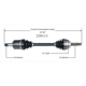 Purchase Top-Quality New CV Shaft by WORLDPARTS - 239113 pa1