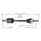 Purchase Top-Quality New CV Shaft by WORLDPARTS - 249055 pa1