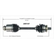 Purchase Top-Quality New CV Shaft by WORLDPARTS - 249147 pa1