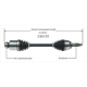 Purchase Top-Quality New CV Shaft by WORLDPARTS - 249155 pa1