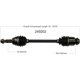 Purchase Top-Quality WORLDPARTS - 249202 - New CV Shaft pa2