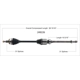 Purchase Top-Quality New CV Shaft by WORLDPARTS - 249226 pa1