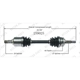 Purchase Top-Quality New CV Shaft by WORLDPARTS - 259025 pa1