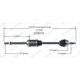 Purchase Top-Quality New CV Shaft by WORLDPARTS - 259070 pa1