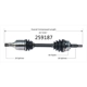 Purchase Top-Quality New CV Shaft by WORLDPARTS - 259187 pa3