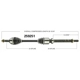 Purchase Top-Quality New CV Shaft by WORLDPARTS - 259251 pa1