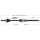 Purchase Top-Quality New CV Shaft by WORLDPARTS - 259251 pa3