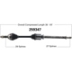Purchase Top-Quality WORLDPARTS - 259347 - New CV Shaft pa1