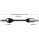 Purchase Top-Quality New CV Shaft by WORLDPARTS - 259386 pa3