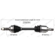Purchase Top-Quality New CV Shaft by WORLDPARTS - 259391 pa2