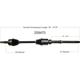 Purchase Top-Quality New CV Shaft by WORLDPARTS - 259470 pa1