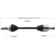 Purchase Top-Quality New CV Shaft by WORLDPARTS - 259516 pa1