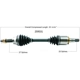 Purchase Top-Quality New CV Shaft by WORLDPARTS - 259531 pa1
