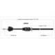 Purchase Top-Quality New CV Shaft by WORLDPARTS - 259628 pa1