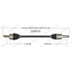 Purchase Top-Quality New CV Shaft by WORLDPARTS - 299050 pa1