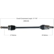 Purchase Top-Quality New CV Shaft by WORLDPARTS - 299105 pa1