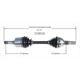 Purchase Top-Quality New CV Shaft by WORLDPARTS - 319016 pa1