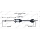 Purchase Top-Quality New CV Shaft by WORLDPARTS - 329107 pa1