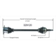 Purchase Top-Quality New CV Shaft by WORLDPARTS - 329120 pa1