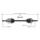 Purchase Top-Quality New CV Shaft by WORLDPARTS - 329145 pa2