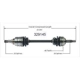 Purchase Top-Quality New CV Shaft by WORLDPARTS - 329145 pa4