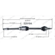 Purchase Top-Quality New CV Shaft by WORLDPARTS - 329164 pa1