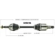 Purchase Top-Quality New CV Shaft by WORLDPARTS - 329235 pa1