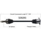 Purchase Top-Quality New CV Shaft by WORLDPARTS - 329283 pa1