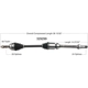Purchase Top-Quality New CV Shaft by WORLDPARTS - 329299 pa1