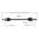 Purchase Top-Quality New CV Shaft by WORLDPARTS - 329332 pa1