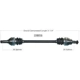 Purchase Top-Quality New CV Shaft by WORLDPARTS - 339056 pa1