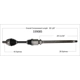 Purchase Top-Quality New CV Shaft by WORLDPARTS - 339085 pa1