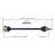 Purchase Top-Quality New CV Shaft by WORLDPARTS - 349004 pa1