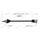 Purchase Top-Quality New CV Shaft by WORLDPARTS - 349070 pa2