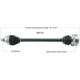 Purchase Top-Quality New CV Shaft by WORLDPARTS - 349130 pa2