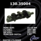 Purchase Top-Quality New Master Cylinder by CENTRIC PARTS - 130.35004 pa4