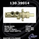 Purchase Top-Quality CENTRIC PARTS - 130.39014 - Brake Master Cylinder pa3