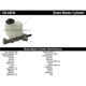 Purchase Top-Quality New Master Cylinder by CENTRIC PARTS - 130.44036 pa1