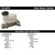 Purchase Top-Quality New Master Cylinder by CENTRIC PARTS - 130.44218 pa2