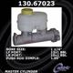 Purchase Top-Quality New Master Cylinder by CENTRIC PARTS - 130.67023 pa4