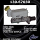 New Master Cylinder by CENTRIC PARTS - 130.67030 pa4