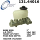 Purchase Top-Quality New Master Cylinder by CENTRIC PARTS - 131.44016 pa9