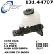 Purchase Top-Quality CENTRIC PARTS - 131.44707 - New Master Cylinder pa9