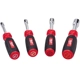 Purchase Top-Quality MILWAUKEE - 48-22-2404 - Hollow Shaft SAE Nut Driver Set pa2