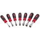 Purchase Top-Quality MILWAUKEE - 48-22-2507 - Magnetic HollowCore SAE Nut Driver Set pa2