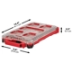 Purchase Top-Quality MILWAUKEE - 48-22-8436 - Low-Profile Compact Organizer pa2