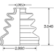 Purchase Top-Quality Ensemble de Soufflet de Joint Homocinétique extérieur par EMPI - 86-2124D pa1